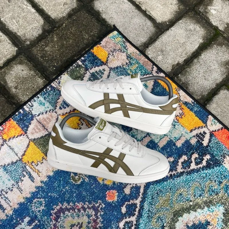 Onitsuka Tiger Indie Casual Sneakers Wanita white tan photo 1