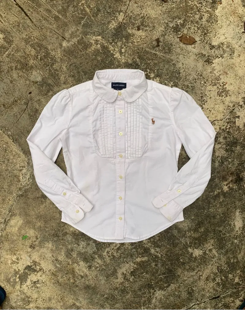 Polo Ralph Lauren Vintage Casual Shirt Wanita white photo 1