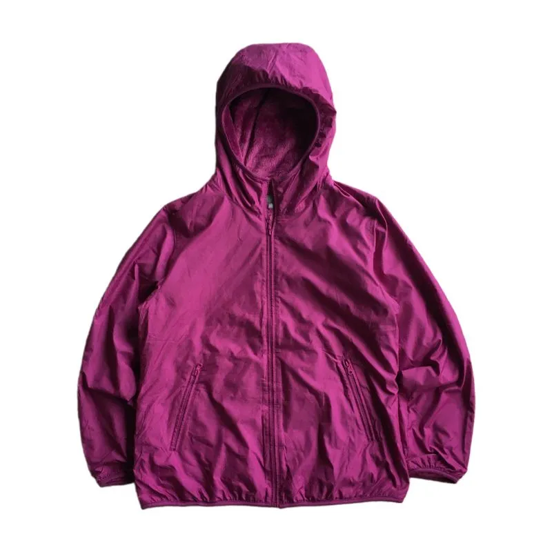 Uniqlo Gorpcore Casual shirt Pria purple pink photo 1