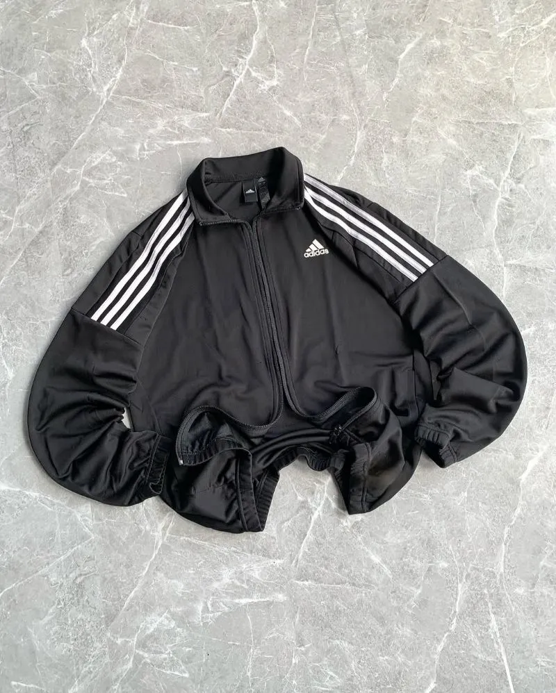 Adidas Streetwear Casual Track jacket Pria white black photo 1