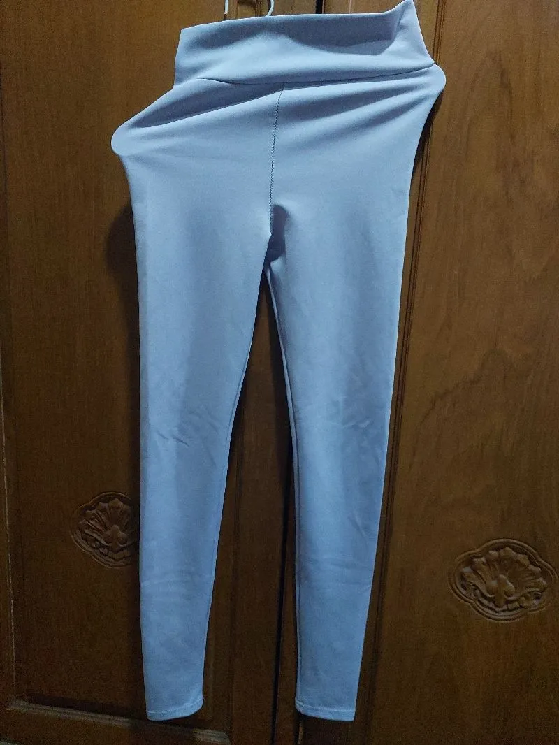 Biker Casual Legging Wanita silver photo 1