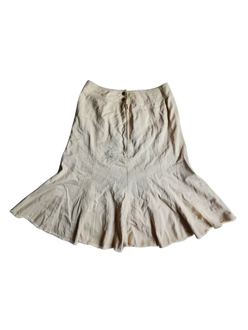 Y2K Lolita Skirt Wanita cream photo 1