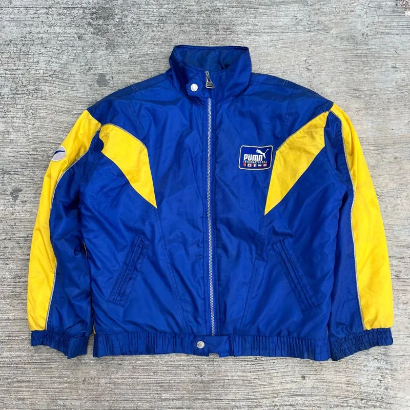 Puma Vintage Y2K Bomber jacket Pria blue photo 1