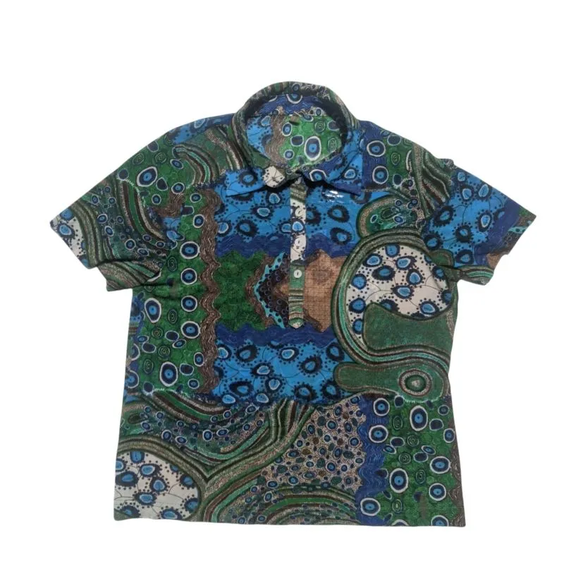 Japanese brand Vintage T-shirt Pria blue photo 1