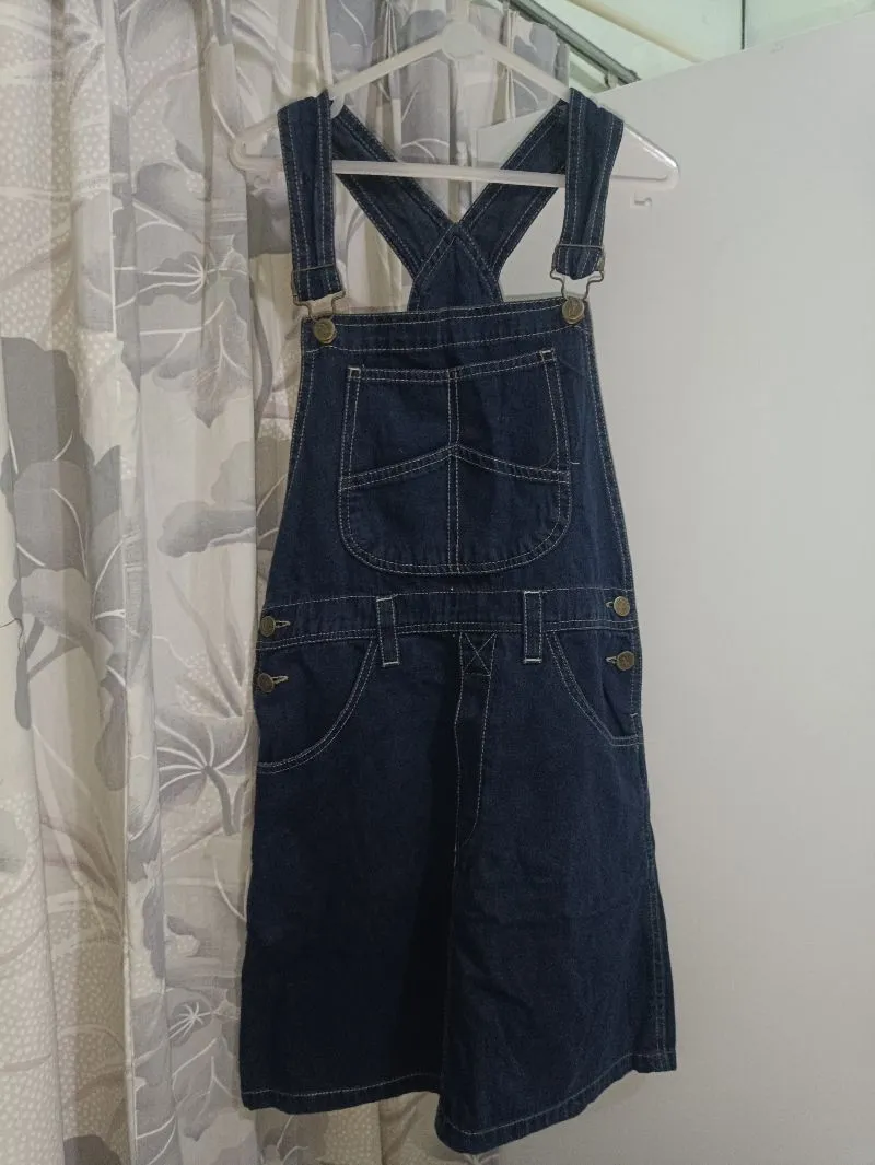 Y2K Casual Jumpsuit Wanita navy photo 1