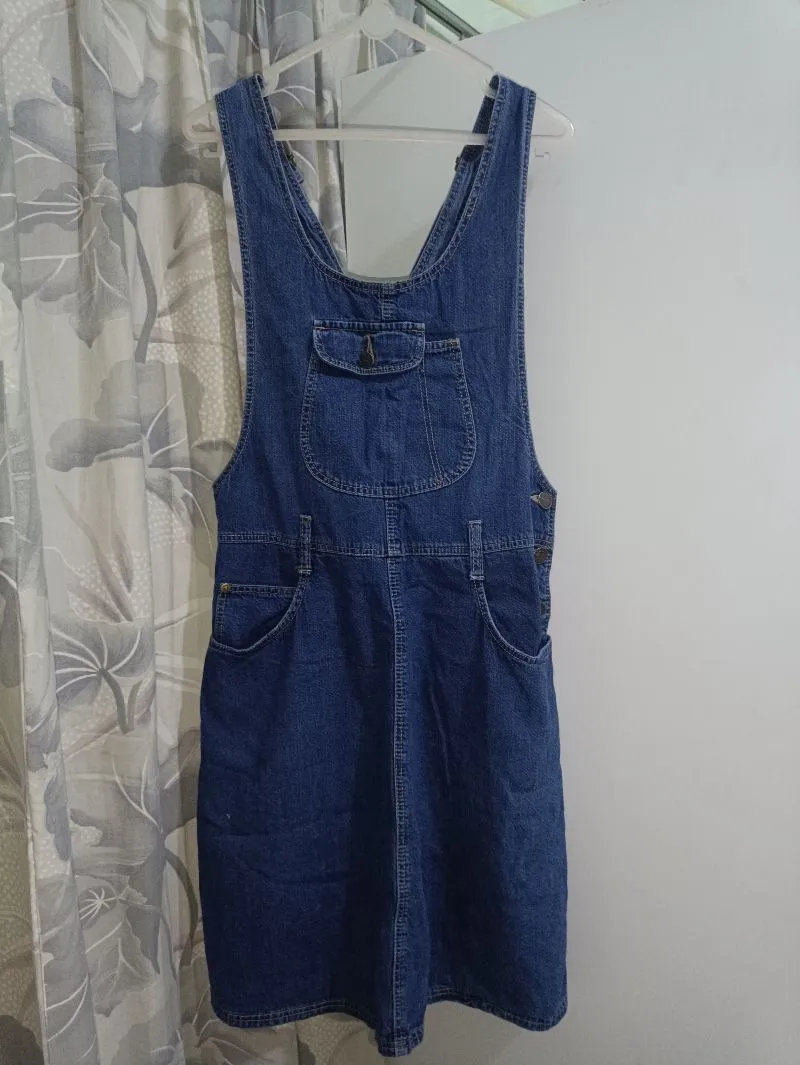 Y2K Casual Jumpsuit Wanita navy photo 1