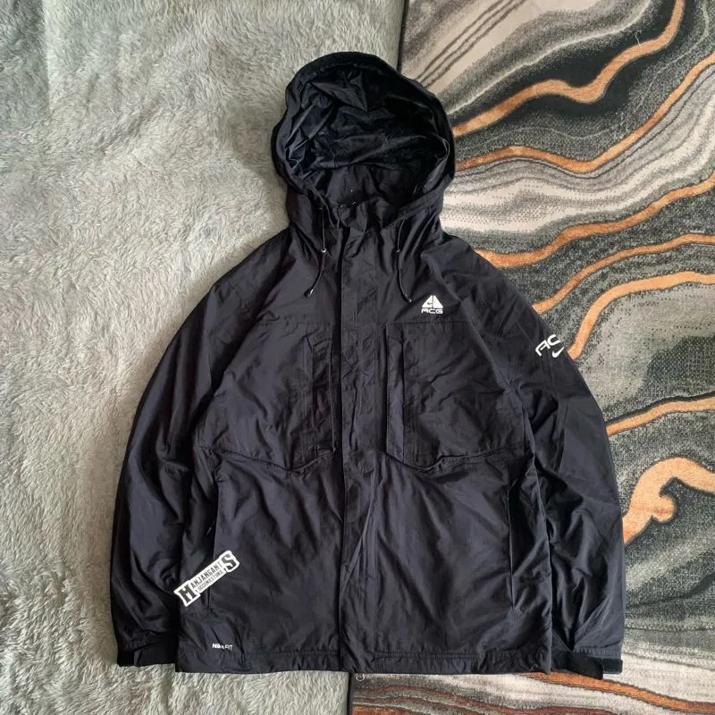 nike acg anorak jacket black