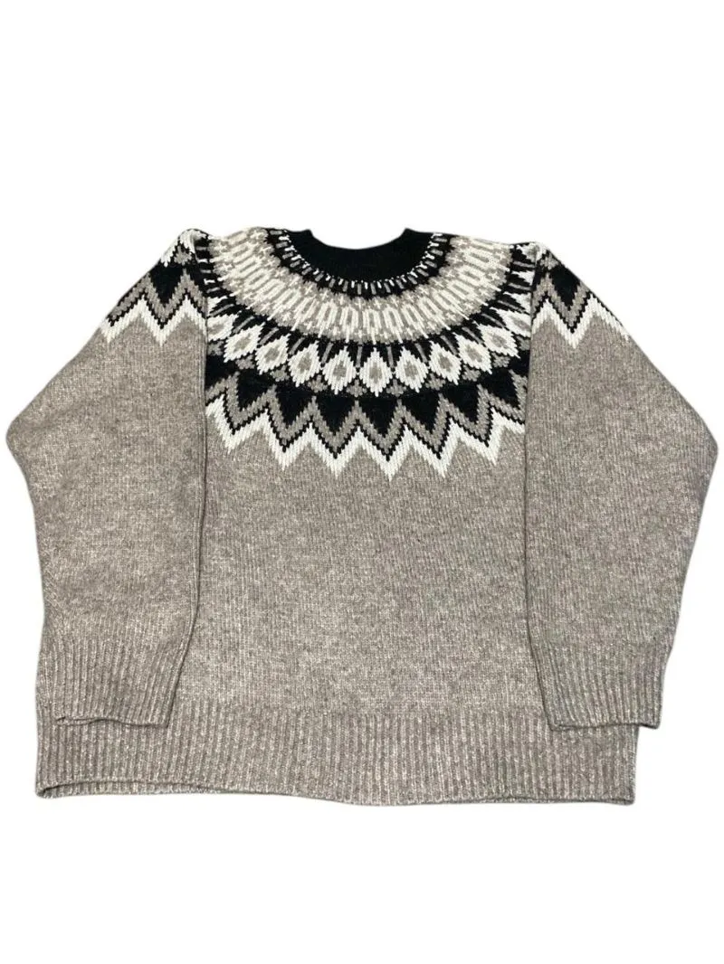 Uniqlo Casual Sweater Pria black gray photo 1