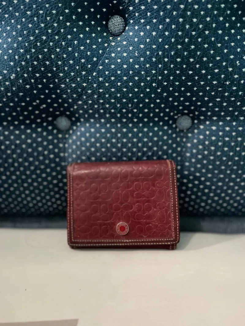 Coach Casual Wallet Wanita burgundy photo 1