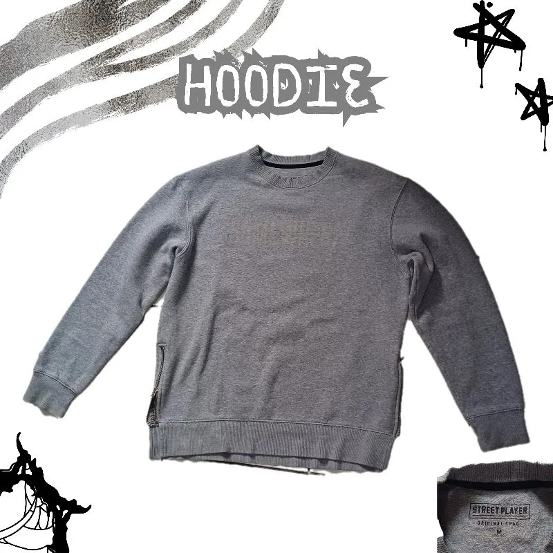Spao Streetwear Sweater Pria gray photo 1