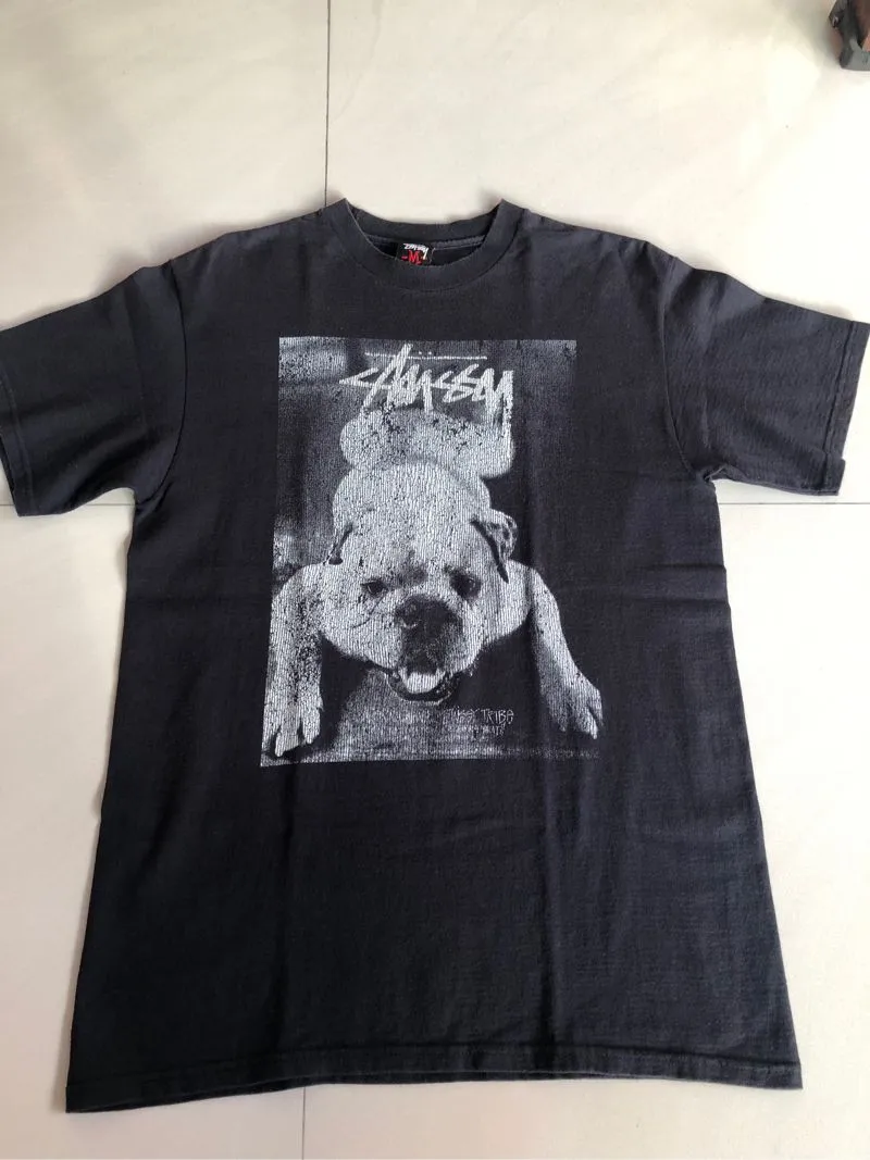 Stussy Vintage T-shirt Pria black photo 1