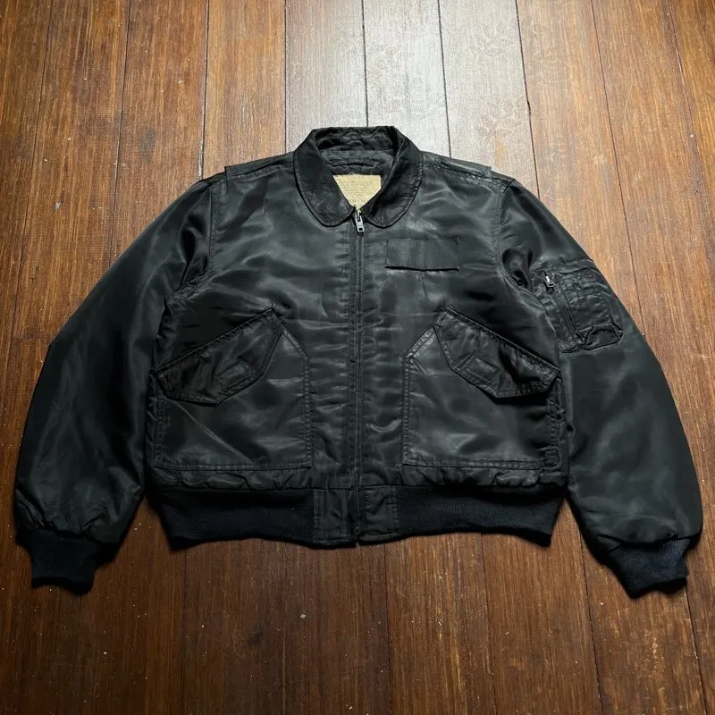 Vintage Streetwear Bomber jacket Pria black photo 1