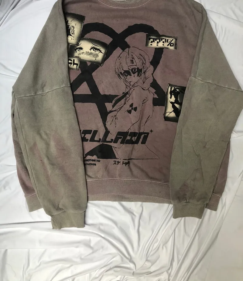 Streetwear Reworked Fleece Pria gray photo 1