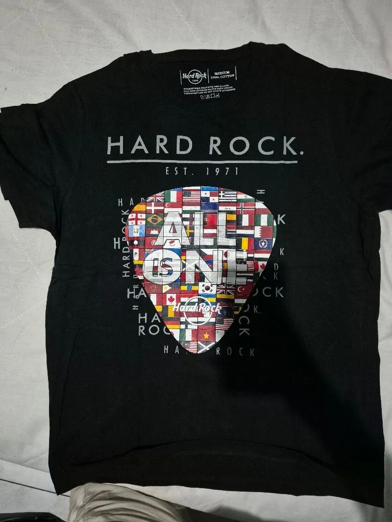 Hard Rock Cafe Casual T-shirt Pria black photo 1