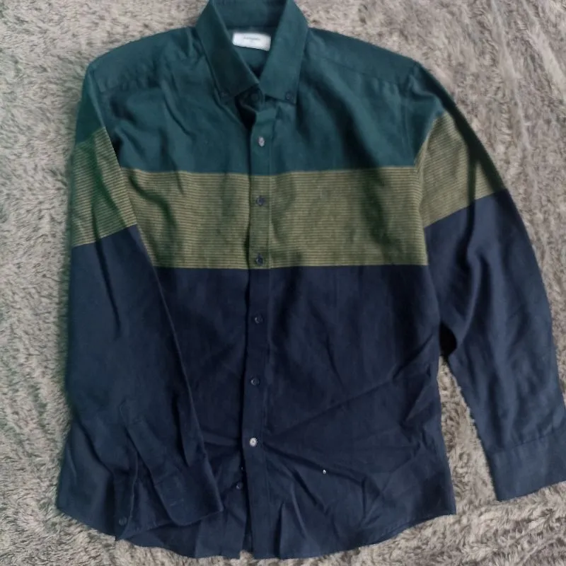 Renoma Minimalist Casual Casual shirt Pria multicolor photo 1