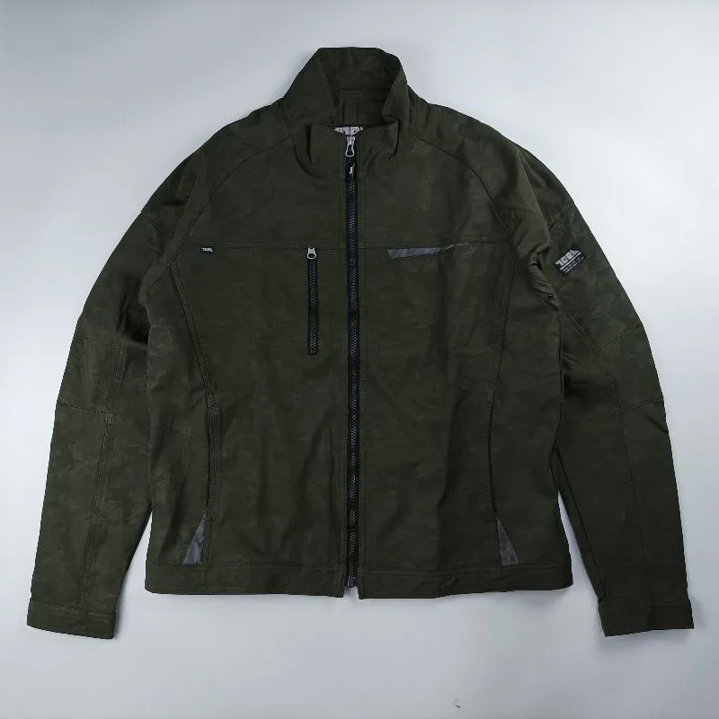 Biker Casual Bomber jacket Pria green photo 1