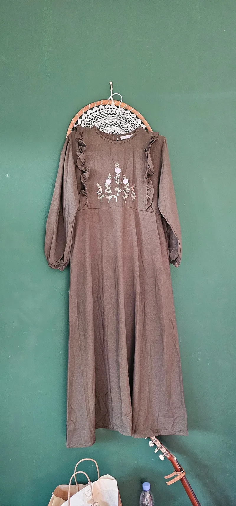 Hijup Casual Maxi dress Wanita green photo 1