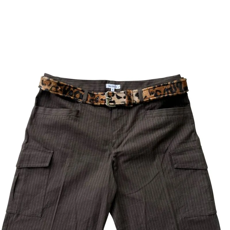 Streetwear Y2K Belt Pria brown photo 1