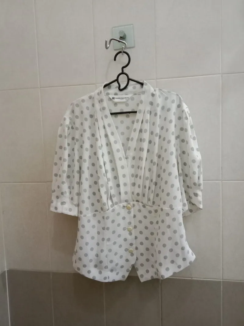 Luxury Casual Blouse Wanita white photo 1