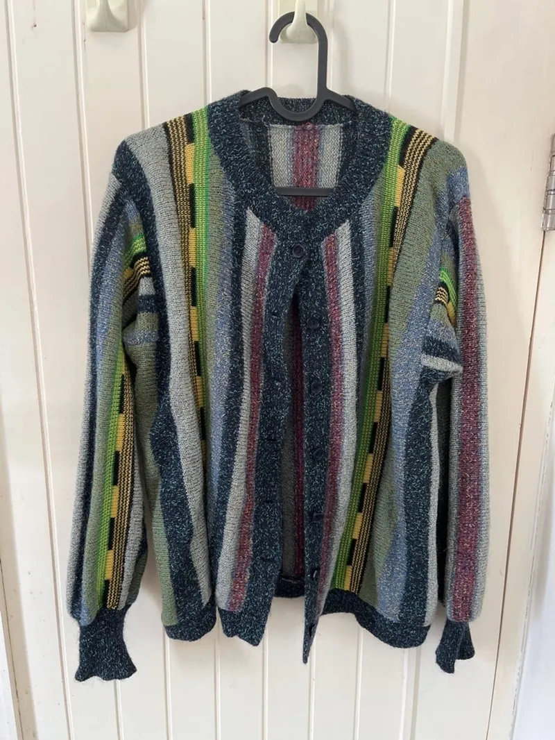 Y2K Casual Cardigan Wanita multicolor photo 1