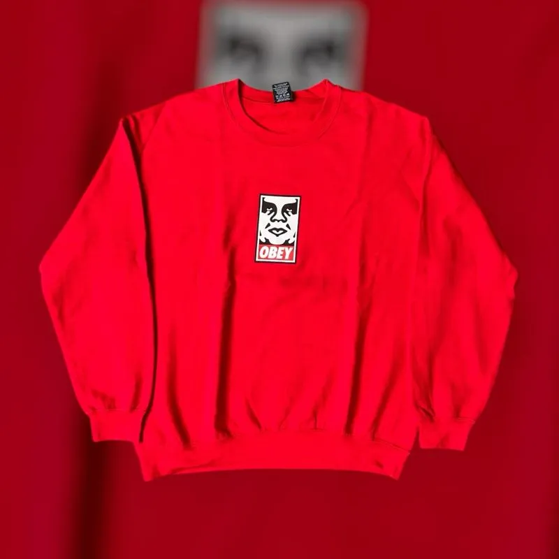 Obey Center Logo Sweatshirt photo 1