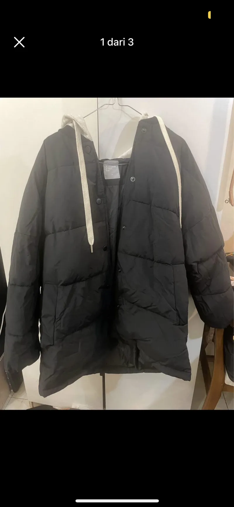 Casual Bomber jacket Pria black photo 1