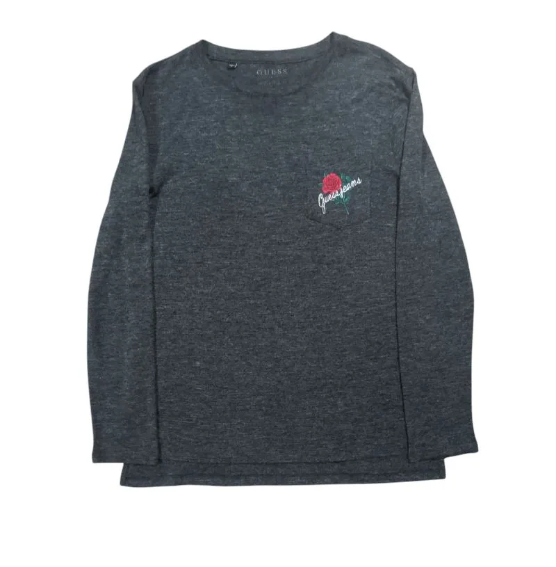 Guess Vintage Sweatshirt Pria gray photo 1
