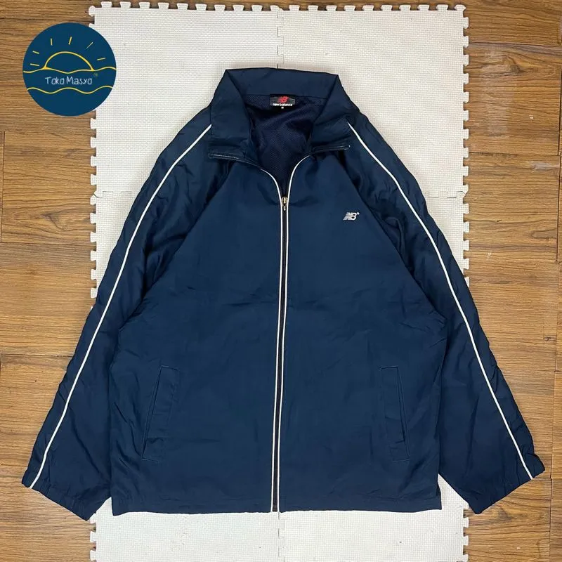New Balance Streetwear Sportswear Windbreaker Pria navy photo 1