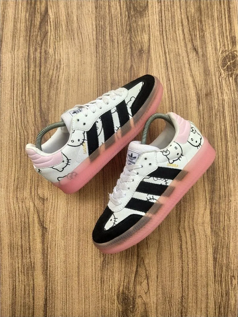 Adidas Casual Sneakers Wanita white pink photo 1