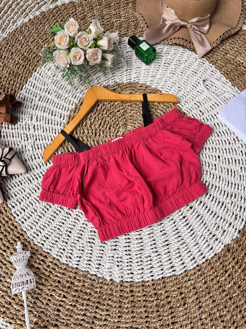 Casual Sweatshirt Wanita red photo 1