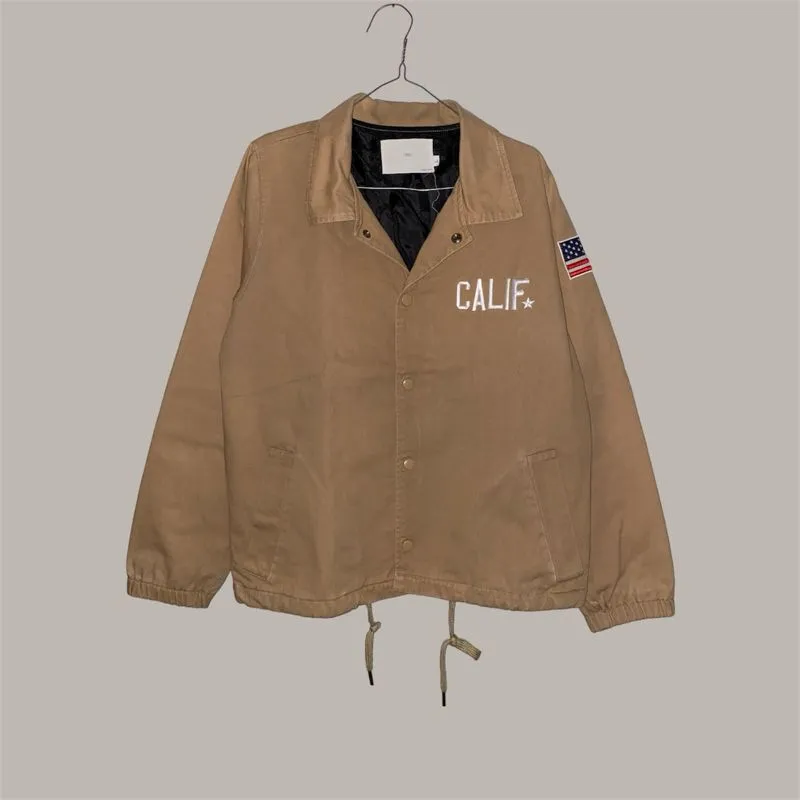 Biker Sportswear Windbreaker Pria brown photo 1