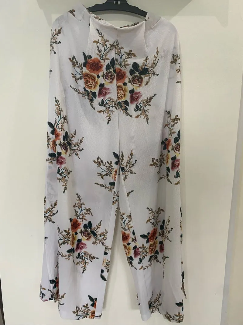Vintage Casual Culotte Wanita white photo 1