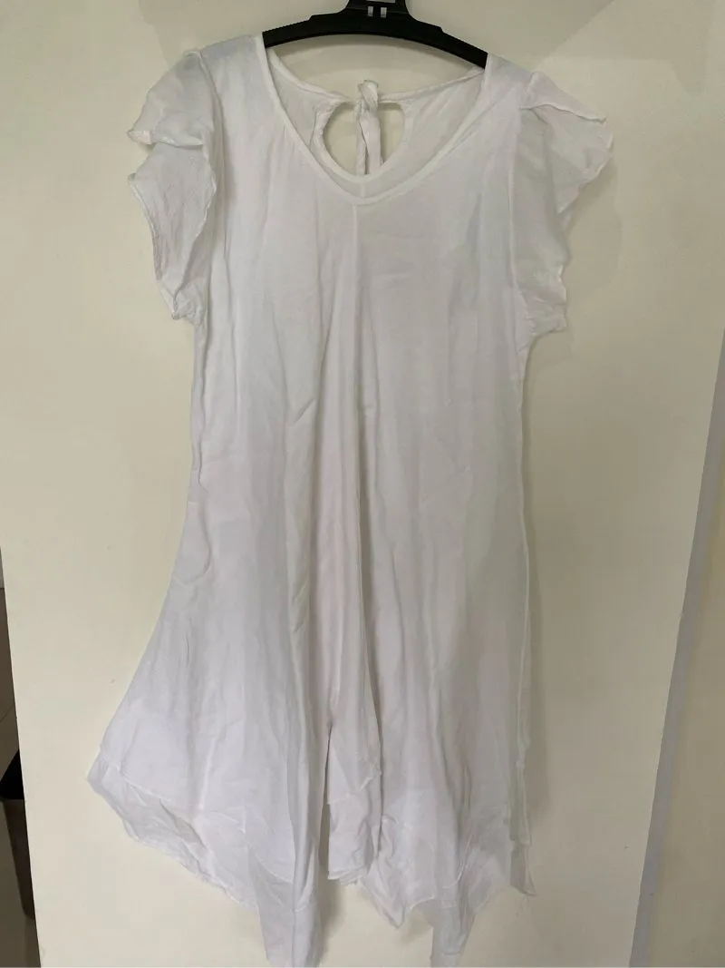 Vintage Casual Casual dress Wanita white photo 1