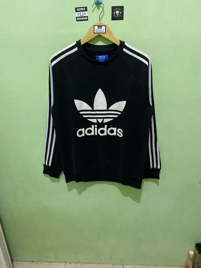 Adidas Casual Sweater Pria navy black photo 1