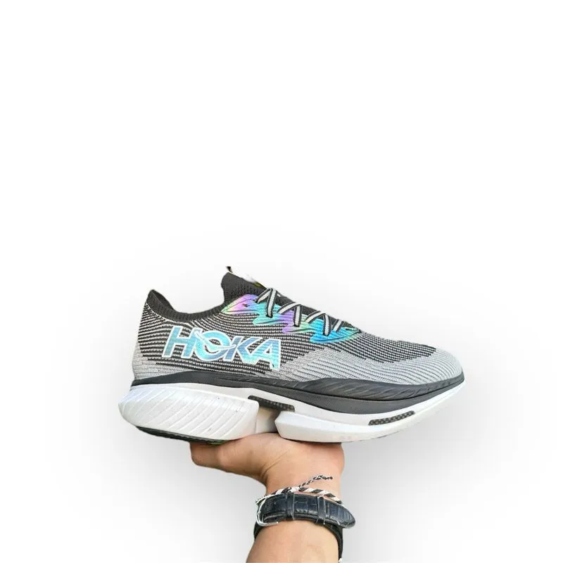 HOKA Streetwear Sportswear Sneakers Pria black gray photo 1