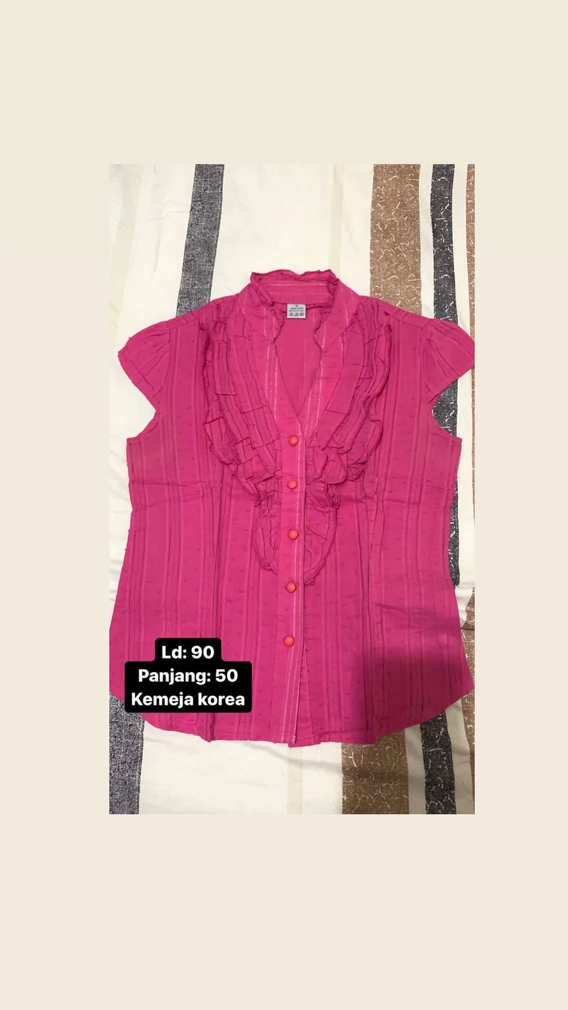 Casual T-shirt Wanita pink photo 1