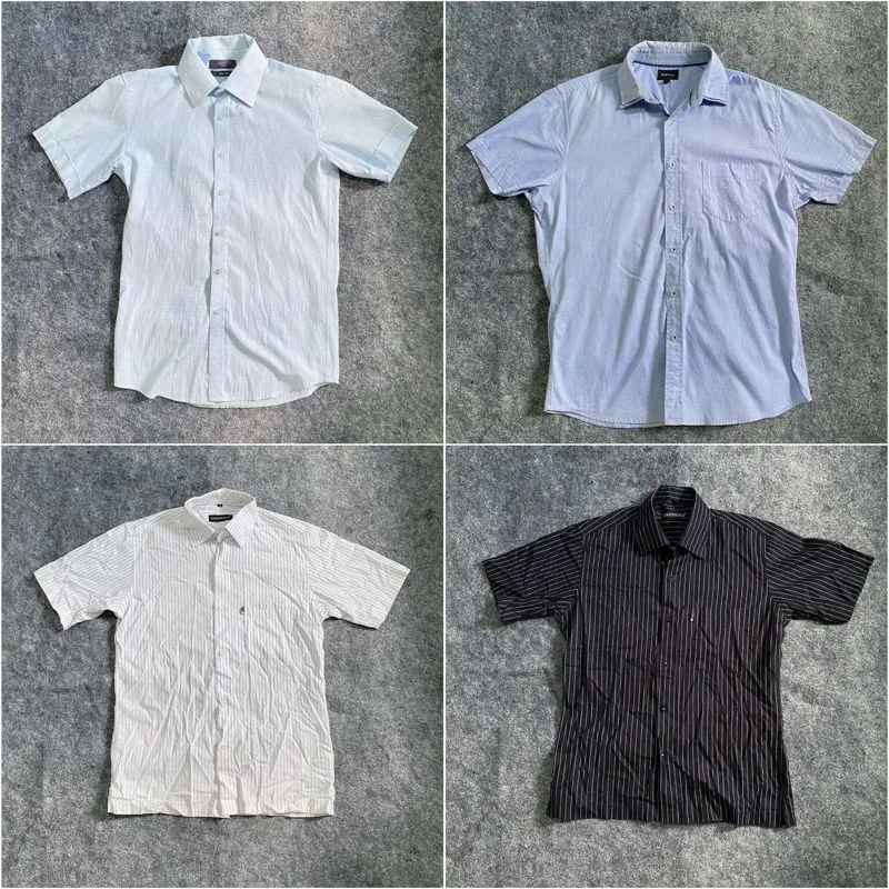 Minimalist Casual Casual shirt Pria multicolor photo 1