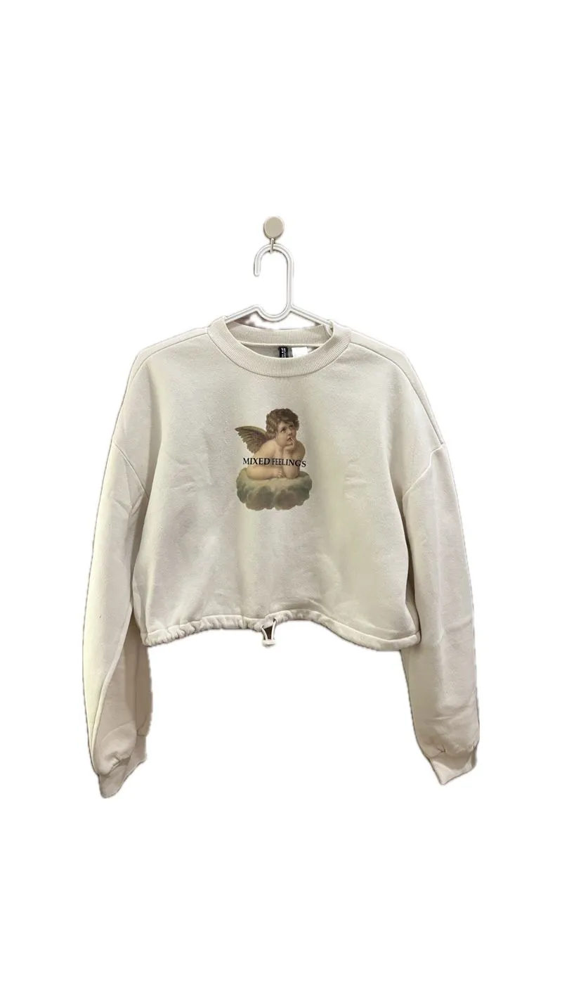 H&M Casual Hoody Wanita white photo 1