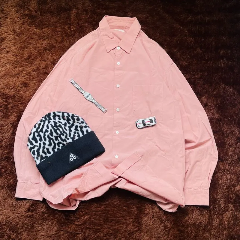 Uniqlo Grunge Indie Casual shirt Pria tan photo 1