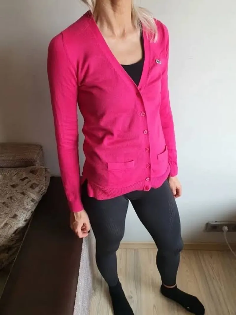 Lacoste Casual Cardigan Wanita pink photo 1