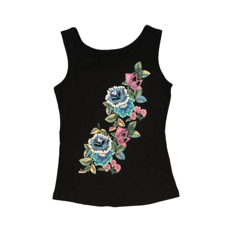 Y2K Grunge T-shirt Wanita black photo 1