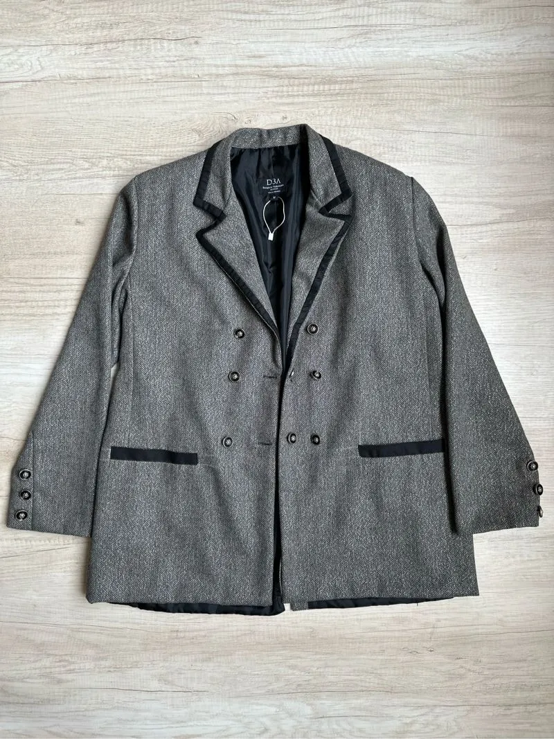 Luxury Blazer Wanita black gray photo 1