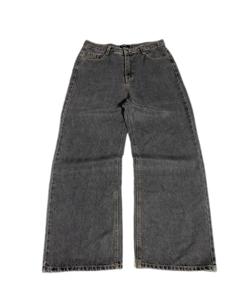 Japanese brand Vintage Streetwear Jeans Pria gray photo 1