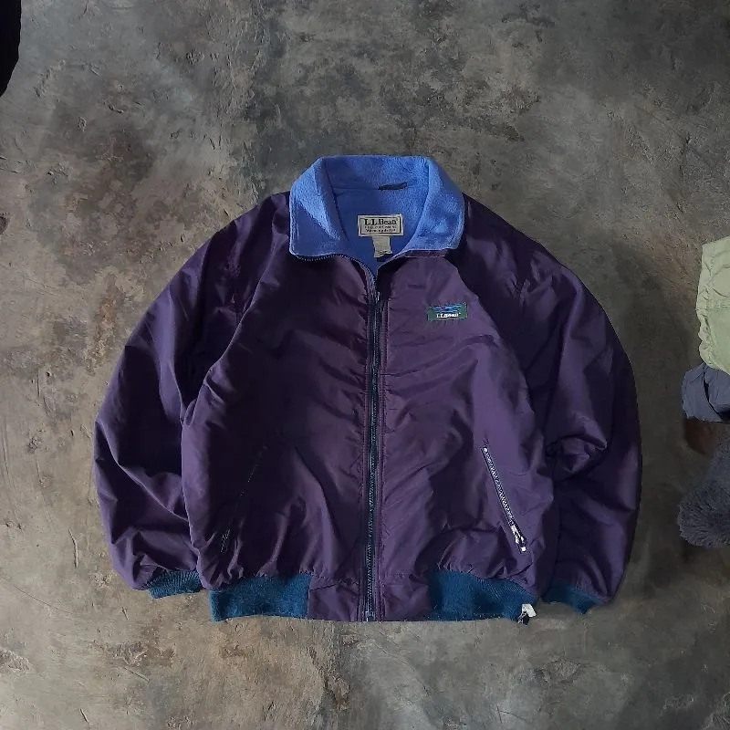 L.L.Bean Streetwear Sportswear Windbreaker Pria purple photo 1