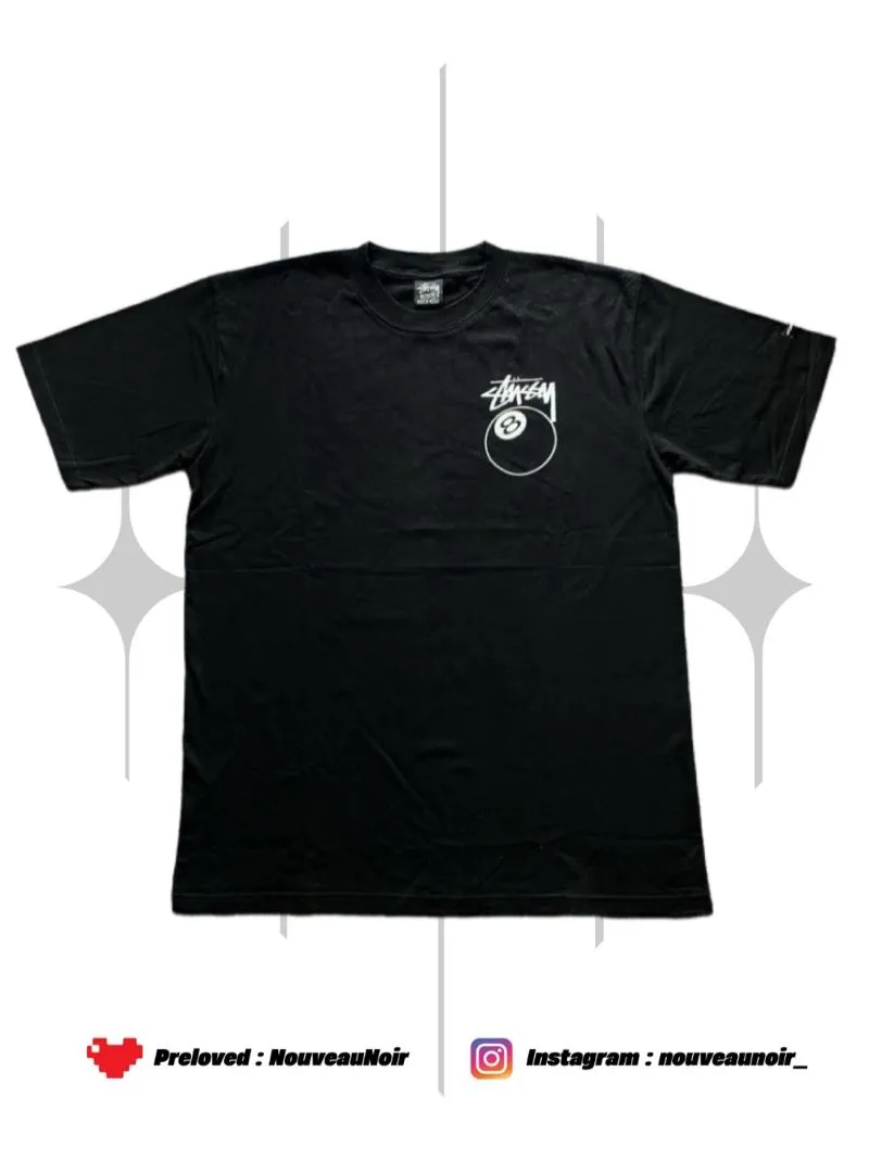 Stussy Streetwear T-shirt Pria white black photo 1