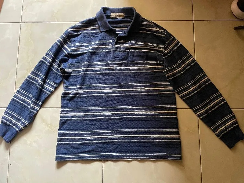 LINDBERGH Streetwear Casual Polo shirt Pria white navy photo 1