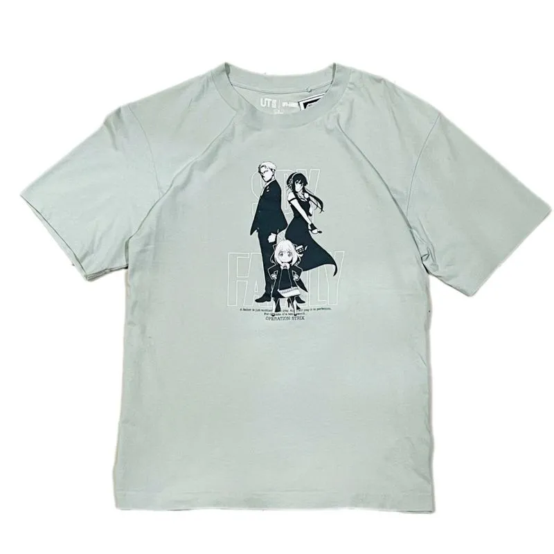 Uniqlo Grunge Indie T-shirt Pria cream photo 1