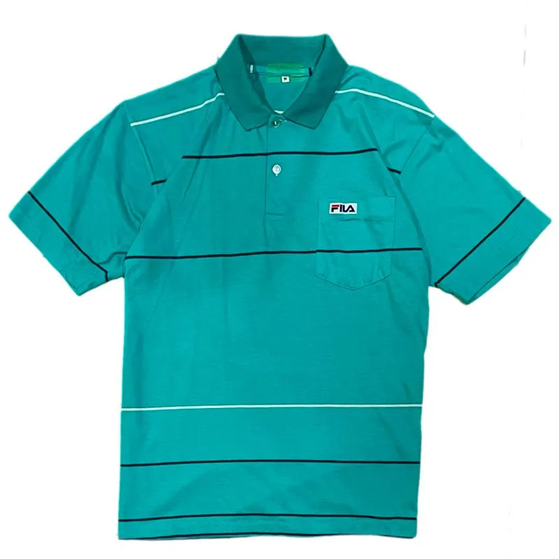 Fila Grunge Indie Polo shirt Pria green photo 1