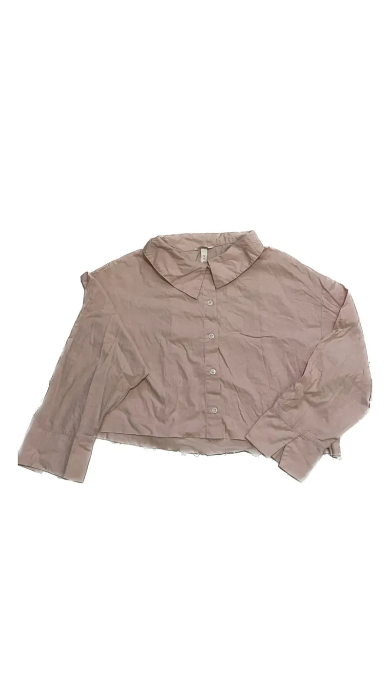 crop shirt h&m rework photo 1