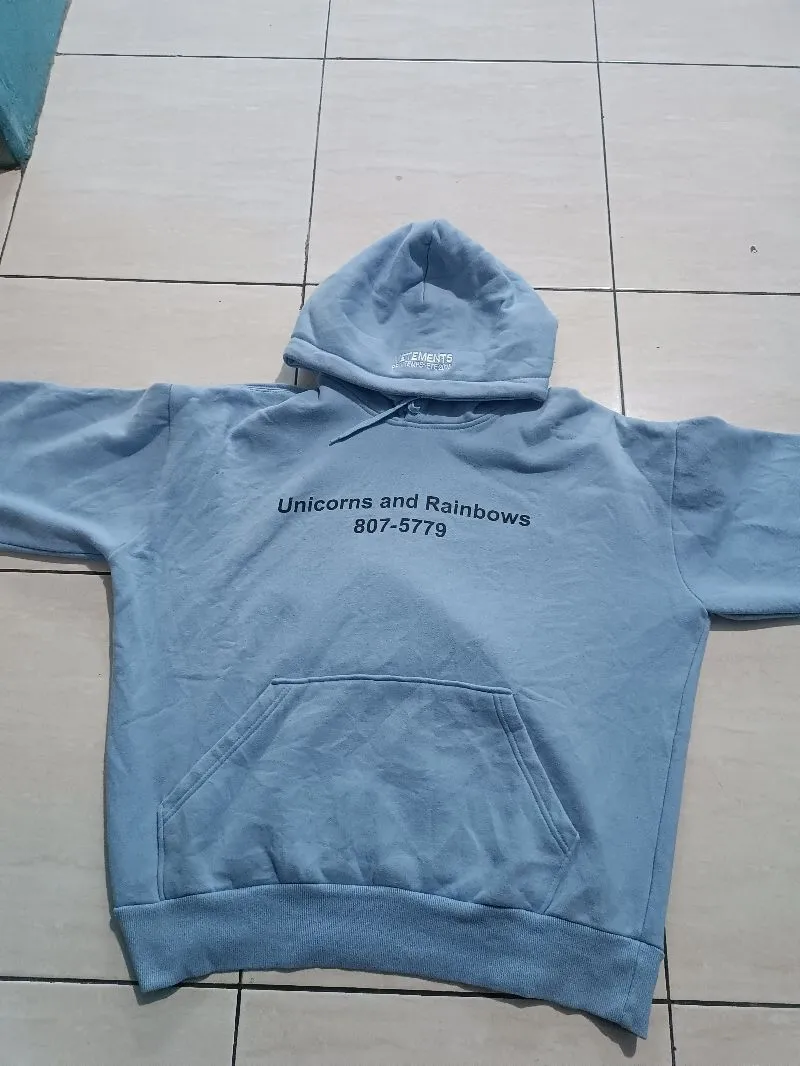 VETEMENTS Luxury Hoody Pria multicolor photo 1
